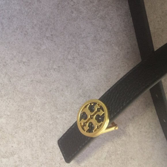 Tory Burch Logo Belt Black main image 7